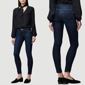 Frame Anthropologie le skinny de jeanne dark wash denim jeans 28